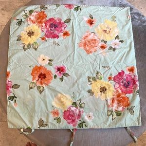 Pottery Barn Teen Floral European Pillow Sham - EUC